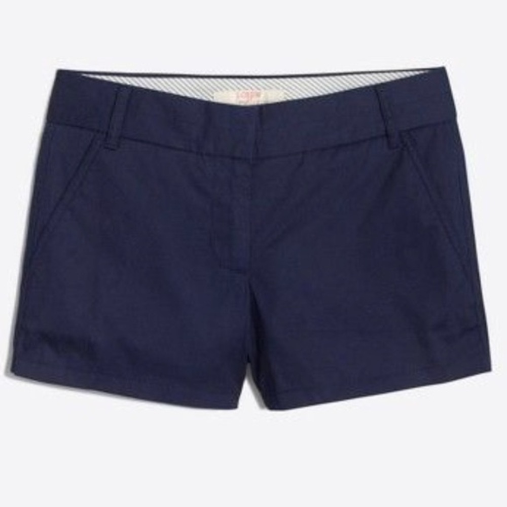 J. Crew Navy Chino Shorts
